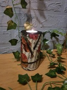 Świecznik na podgrzewacze homemade 