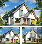 Projekt domu "Konwalia" MG Projekt