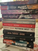 James Patterson 15 książek-w tym cykle" Maximum Ride" i  "Michael Bennett" 
