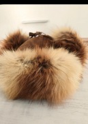 Czapka uszatka z lisa