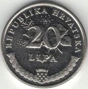 Chorwacja 20 lipa lip 2007 - 18,5 mm - nr 2