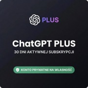 INDYWIDUALNE KONTO CHATGPT PLUS 30 DNI GPT-5.2 PRYWATNY DOSTĘP PREMIUM