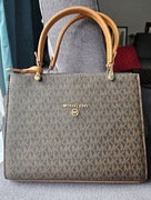 Torebka kuferek brązowa pasek Michael Kors