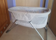 INOVI COCOON łóżeczko turystyczne beżowe używane, brak siatki 