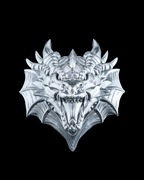 Srebrny Smok  – legendarna ozdoba ścienna z podświetleniem LED