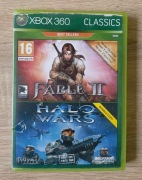 Gry Fable II / 2 i Halo Wars Xbox 360 