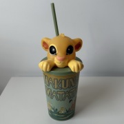 Plastikowy kubek ze słomką Król Lew Simba HAKUNA MATATA Disney 500ml 0,5l