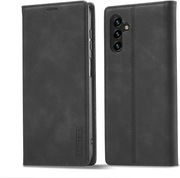 Etui Samsung Galaxy A34 5G lc.imeeke ze skórki, czarne