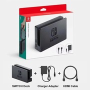 Nintendo Switch TV Dock + Ładowarka + Kabel HDMI