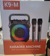 Głośnik Karaoke K9-M Bluetooth LED | 2 Mikrofony Bezprzewodowe
