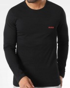 HUGO czarna Koszulka z długim rękawem Rn Triplet 3 szt. 3 pak