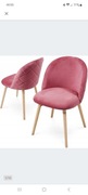 Krzesła do jadalni, pokoju, salonu 4 sztuki różowe
