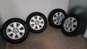 Felgi aluminiowe Audi Volkswagen 16 cali + opony zimowe Michelin Alpin 5