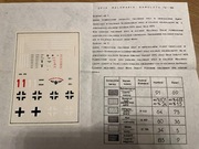 Kalkomania Focke Wulf FW190D skala 1/72