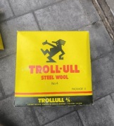 Wełna Stalowa TROLLULL No. 4 – Gruba | Do czyszczenia i renowacji