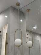 LAMPA WISZĄCA SUFITOWA ŻYRANDOL KULE złota NOWOCZESNA Led E27