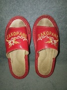 Kapcie dziecięce zakopane r.28 czerwone