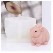 KRÓLIK Wielkanocna forma silikonowa 6.5*9 do Świec Mydła Gipsu Odlewów 