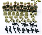 10 Figurek żołnierzy współczesnych z bronią+akcesoria kompatybilne z Lego