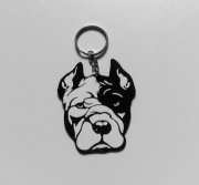 Breloczek do kluczy bulterier, pitbull, amstaff