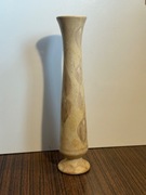 Wazon marmurowy ręcznie grawerowany 26,5 cm – dekoracyjny naturalny kamień