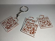 Brelok breloczek z kodem QR – ukryty RickRoll!