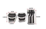 Nakładka osłona pedału ze stali nierdzewnej do Ford Focus +znaczek ST grill