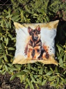 Poszewka, poduszka owczarek niemiecki pies 40x40 ptezent urodziny