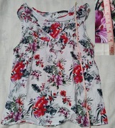 Bluzka dziewczęca w kwiaty