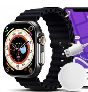 Smartwatch HK10 Ultra 3 czarną koperta 2.02 POŁĄCZENIA TRYBY SPORTOWE 