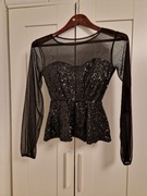 Bluzka z cekinami. Imprezowa.