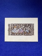 B. Boratynowa Wielkanoc karnet drzeworyt 