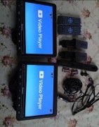 NAVISKAUTO 10,5" – Przenośny odtwarzacz DVD z 2 monitorami do samochodu