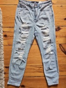Hollister damskie spodnie z rozdarciami rozmiar S