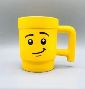 Ceramiczny Kubek z Motywem Głowy Ludzika LEGO 250 ml – Stylowy