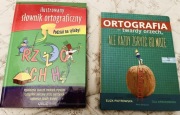Ortografia dla dzieci 2 szt: Ortografia twardy orzech, Ilustrowany słownik