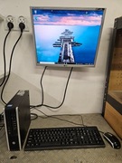 Zestaw komputerowy monitor + HP Elite 8300 Slim 128SSD 8GB i3 Win10