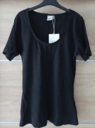 T-shirt czarny, bawełniany L 