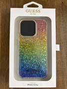 Guess iPhone 15 Pro HardCase IML Faceted Mirror Disco Iridescent.