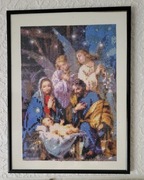 Święta rodzina haft diamentowy 