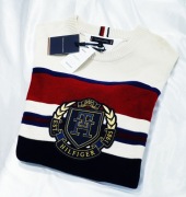 Tommy Hilfiger sweter M Organic Cotton th Rugby Sport Style philipp plein 