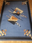 Niebieski duży dywan do pokoju, Kraków Wieliczka 