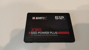 Dysk SSD EMTEC X160 512GB 2.5" SATA III 6Gb/s – SMART 100% / mały przebieg