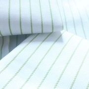 NOWA, wizytowa biała męska koszula w paski Renè Lezard bawełna premium