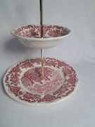 Etażerka dwupoziomowa firmy Enoch Wedgwood 