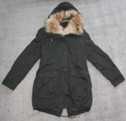 Marks & Spencer Indigo damska kurtka parka r.12