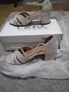 Casu sandały damskie ER24X22/G słupek rozmiar 35