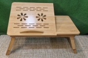 Stolik śniadaniowy bambusowy do łóżka , podstawka pod laptop