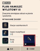 Plan HAMULEC WYLOTOWY III Arc Raiders