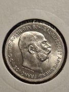 Austro Węgry , 1 Krone , korona , 1914 rok ,  piękny stan , srebro